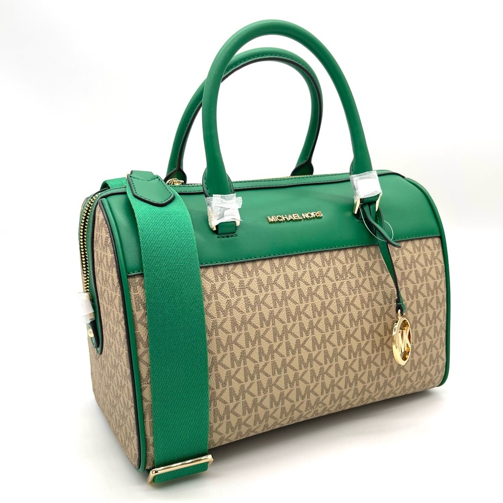 Michael Kors Medium Duffle Satchel Crossbody Bag